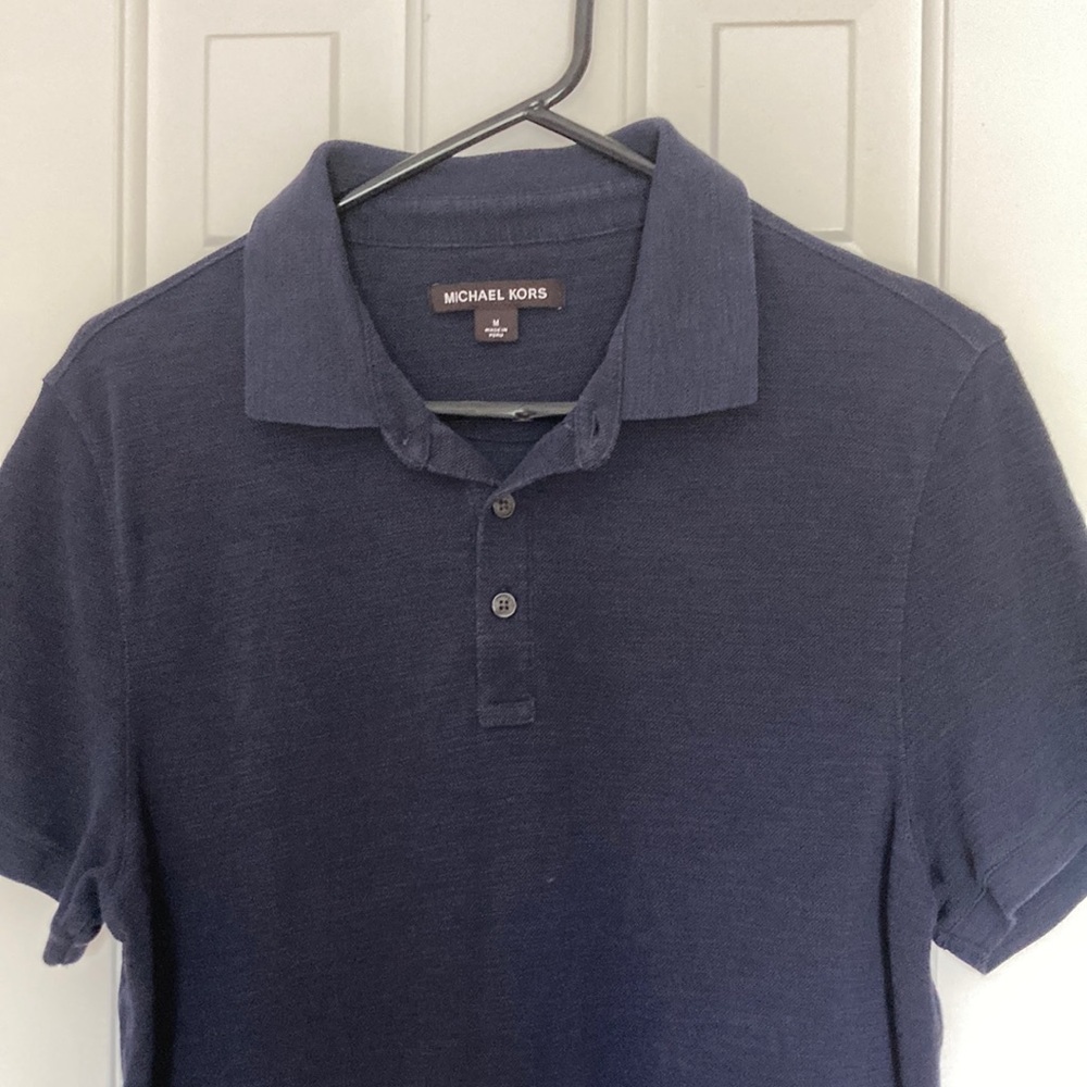 Men’s navy blue, Michael Kors, short sleeve polo